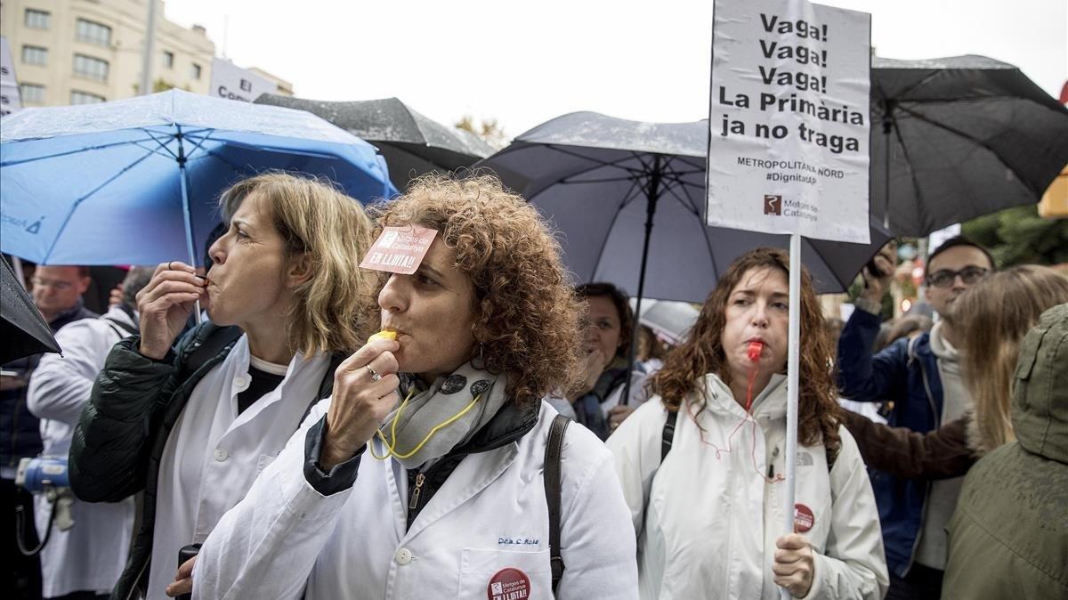 zentauroepp46036215 barcelona 26 11 2018 manifestaci n de m dicos de primaria an181126183349