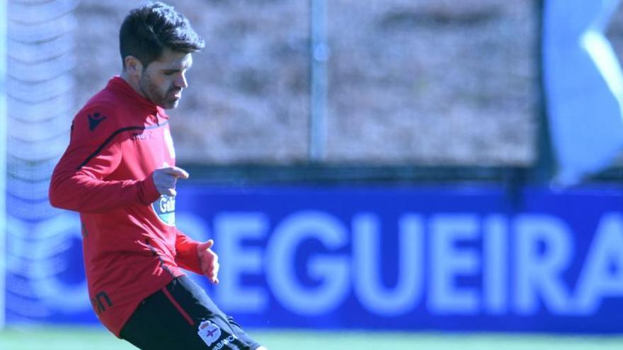 Vítor Silva entrena con el Dépor