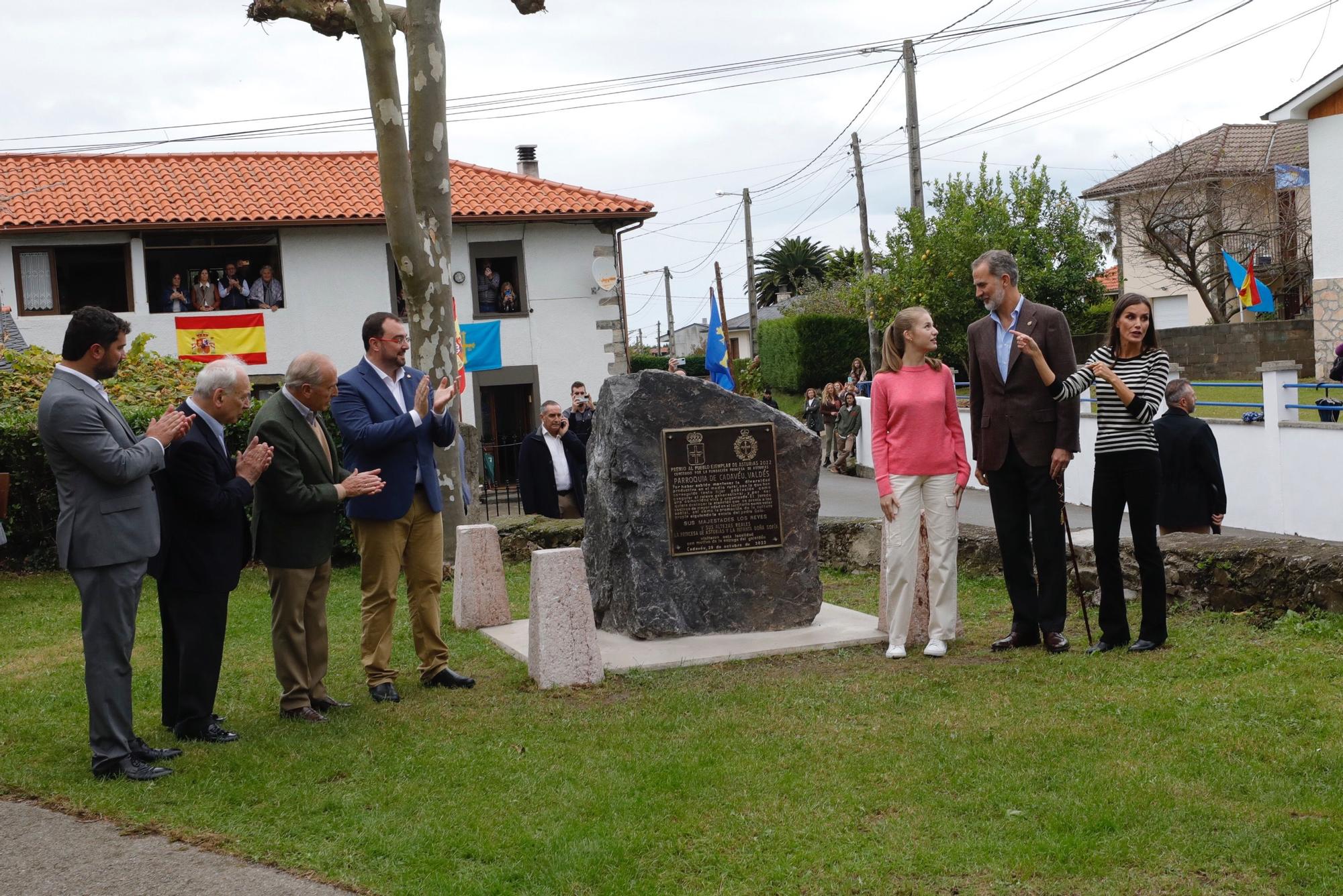 EN IMÁGENES: La Familia Real visita Cadavedo para hacer entrega del premio al Pueblo Ejemplar