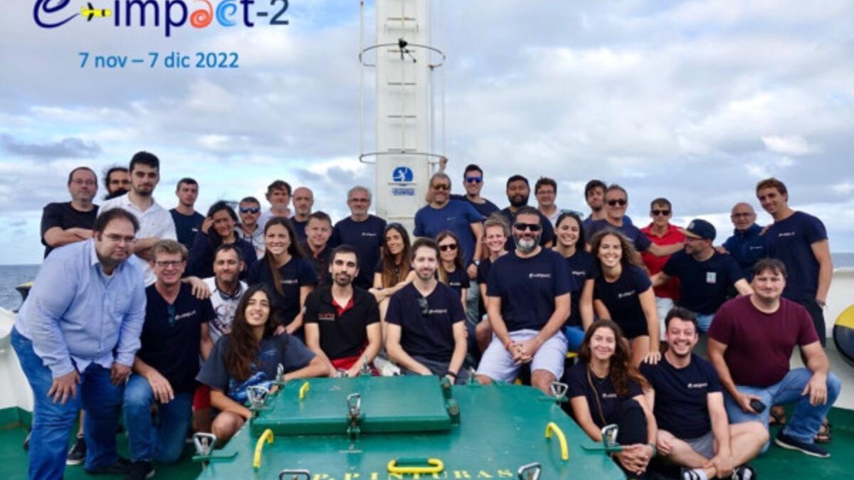 Investigadores participantes en la campaña oceanográfica e IMPACT.