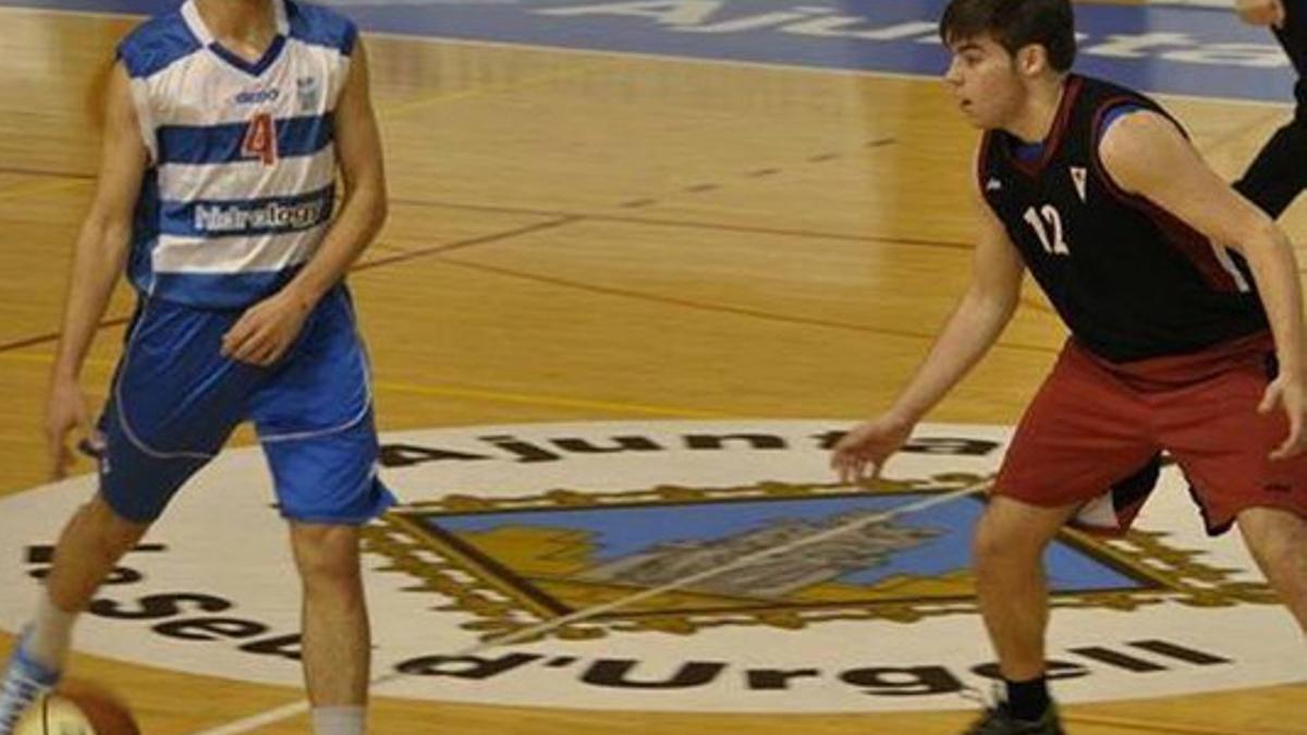 Quim Vallvé, en un partido con el Sedis Bàsquet