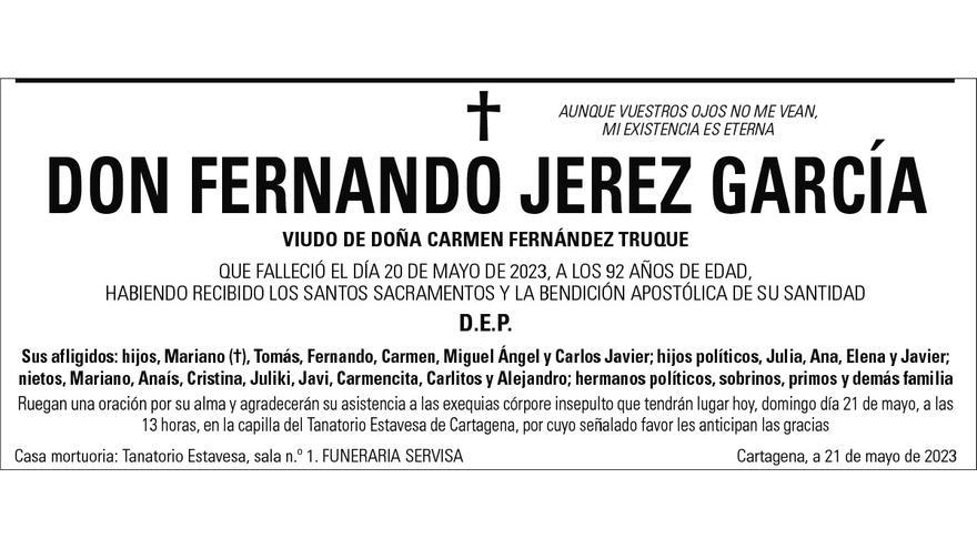 D. Fernando Jerez García