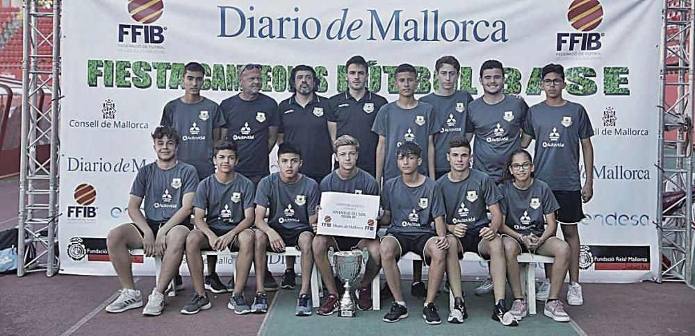 CAMPEÓN: Joventut Son Oliva. Cadete Segunda Liga D