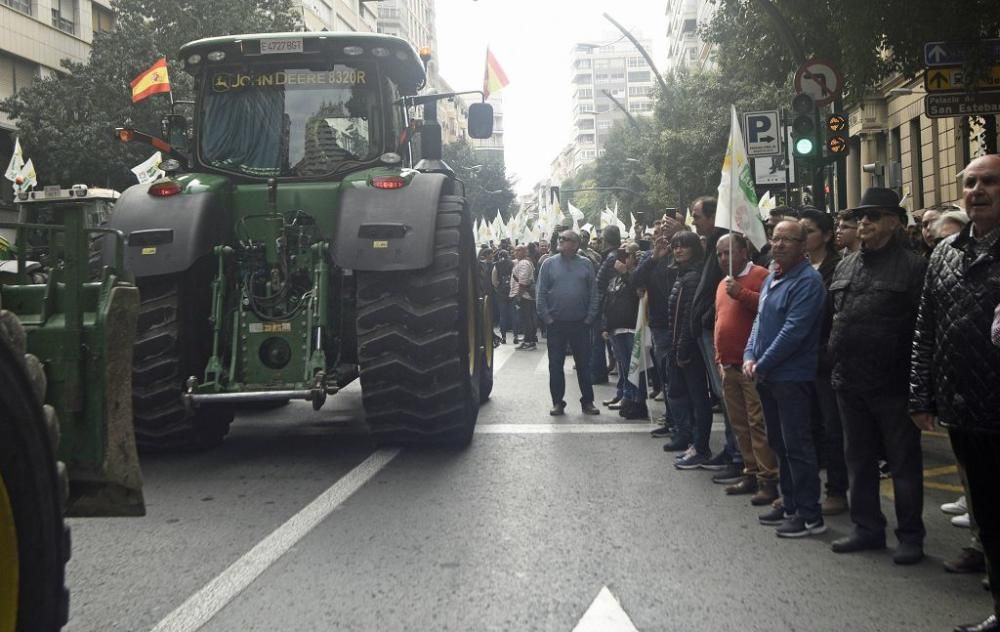 Así ha sido la manifestación de los agricultores en Murcia (II)