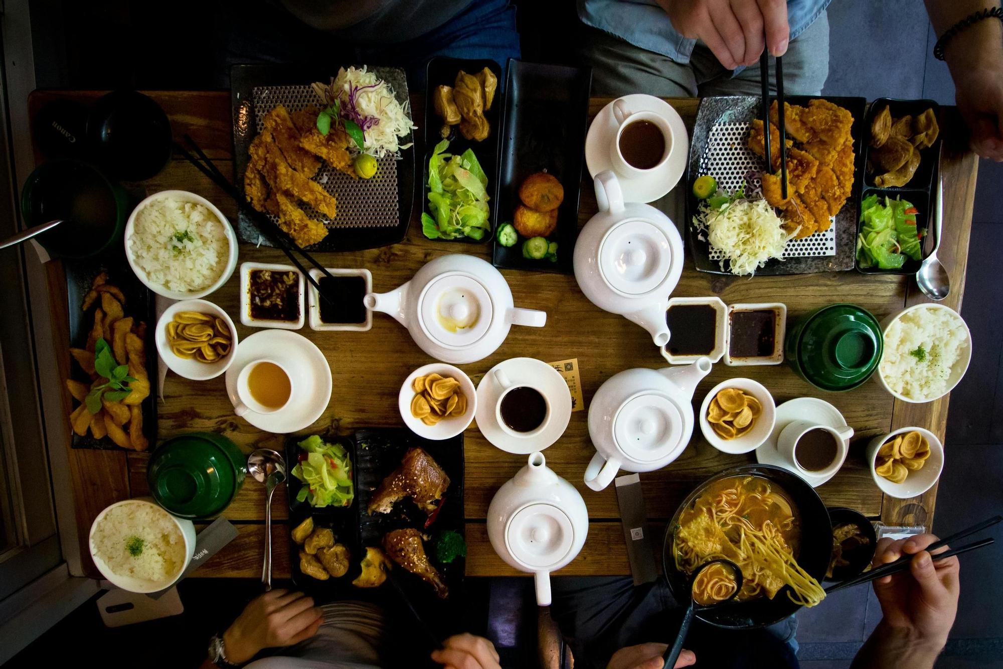 Recetas y platos de comida asiática.
