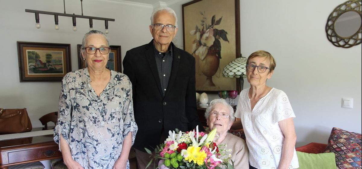 Un moment de la visita.