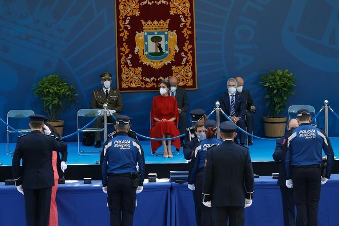 La reina Letizia preside el acto con motivo de la Festividad de San Juan Bautista, patrón de la Policía Municipal de Madrid