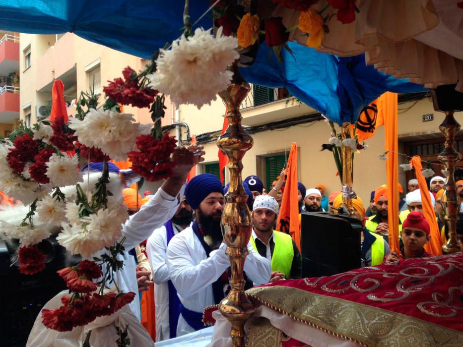 Fiesta sikh en Palma
