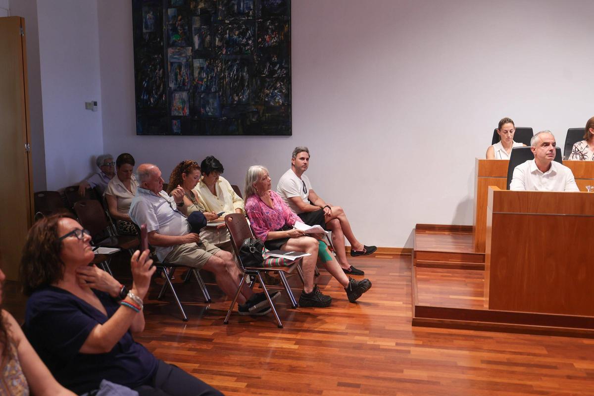Galería: las imágenes del pleno del Ayuntamiento de Ibiza