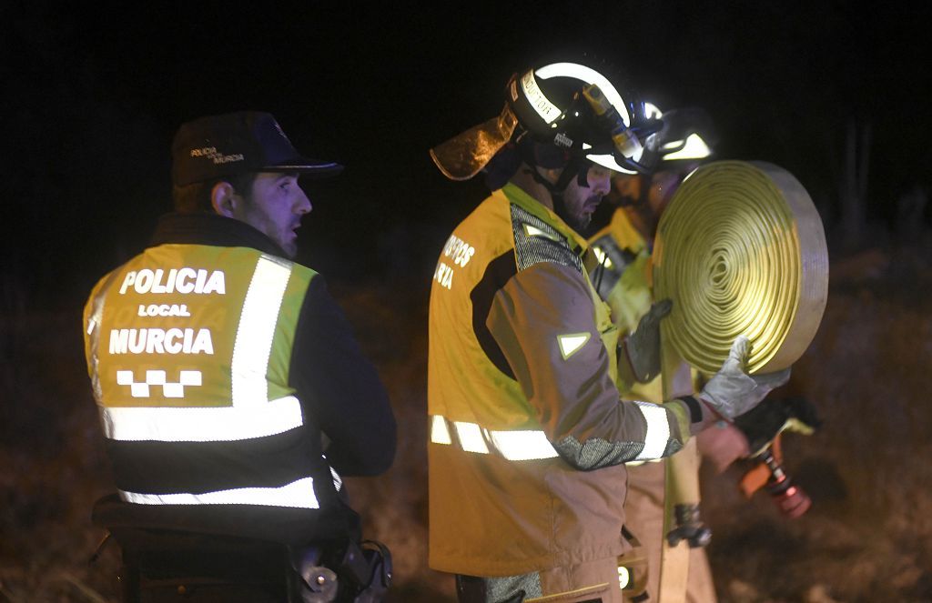 Las imágenes del incendio forestal en El Valle, junto a La Fuensanta