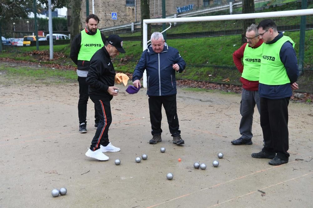 Torneo de petanca, billarda y llave en A Coruña