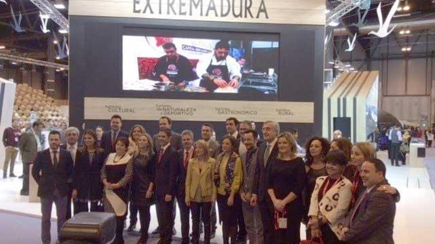 Extremadura en Fitur recibió un 30% más de visitas que en la edición de 2016