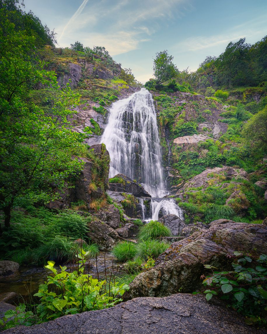Cascada de Belelle, en Galicia