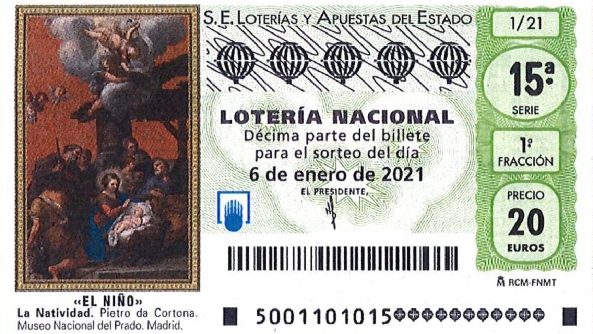 Décimo de la Lotería del Niño 2021