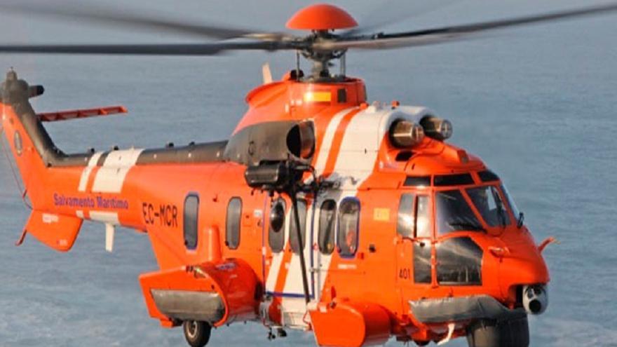 Archivo - Helicóptero de Salvamento Marítimo en una imagen de archivo