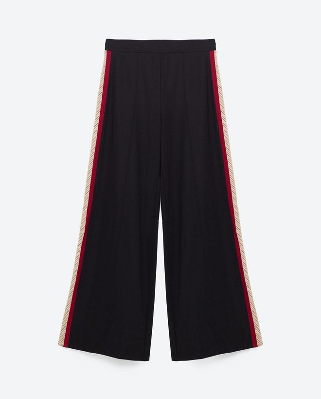 Pantalón raya deportiva, Zara