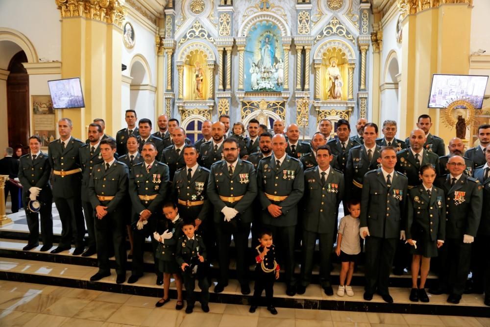 Misa y acto castrense en el cuertel de la Compañía de la Guardia Civil de Torrevieja y la Vega Baja el día de la Virgen del Pilar