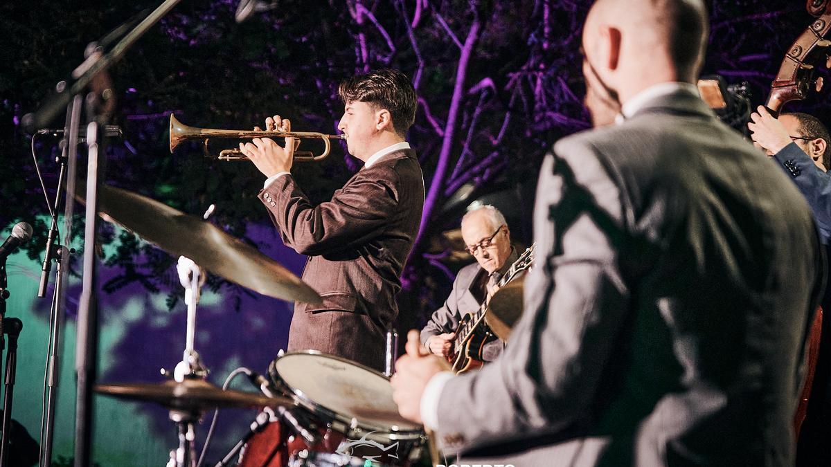 El trompetista Pablo Castillo durante su concierto en la pasada edición del festival