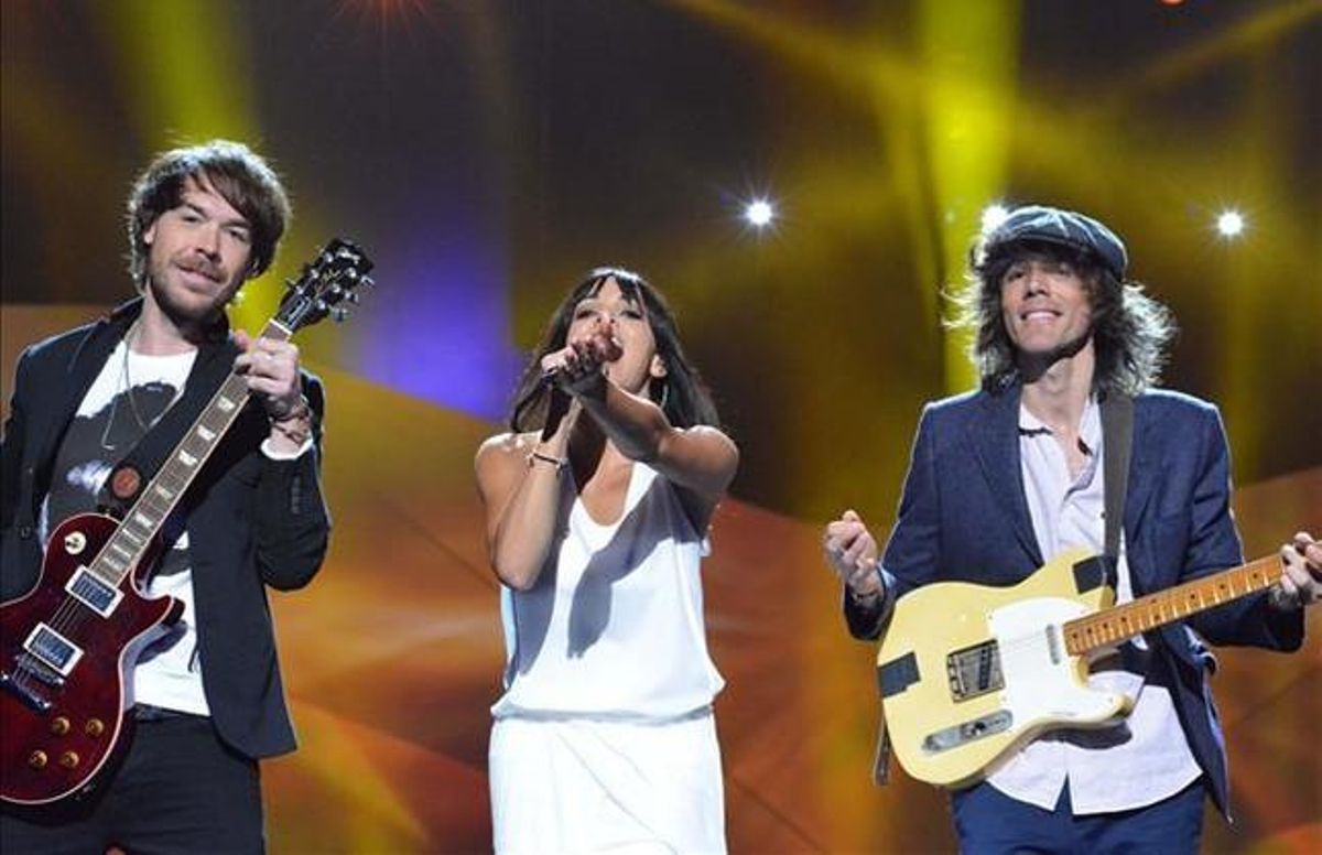 El Sueño de Morfeo, ahir, durant un assaig del Festival d’Eurovisió, a Malmö. El Sueño de Morfeo, ahir, durant un assaig del Festival d’Eurovisió, a Malmö.