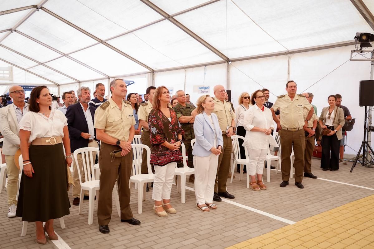 El Ejército recepciona las obras de urbanización de la Base Logística
