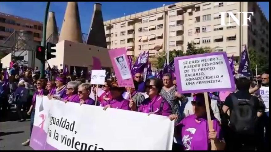 8M en Elche: El vídeo de la manifestación