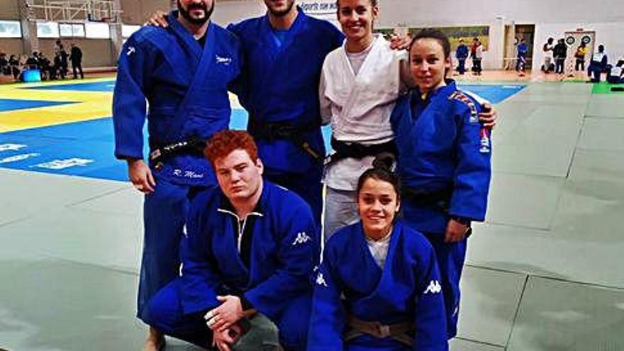 Grup de judokes participants en la fase de sector de l&#039;estatal a València