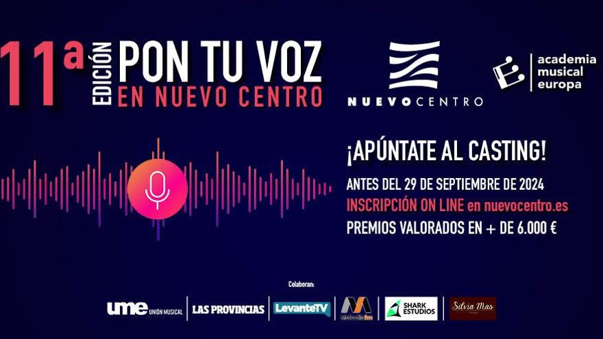 Nuevo Centro y Academia Europa convocan la XI edición de &quot;Pon tu voz en Nuevo Centro&quot;