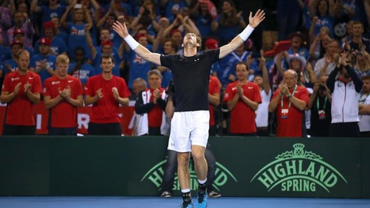 Andy Murray ha sido el héroe en Glasgow llevando a su equipo a la final de Copa Davis