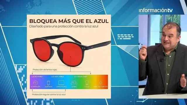 El optometrista David Piñero opina sobre las gafas de cristal rojo: “No tienen certificado sanitario”