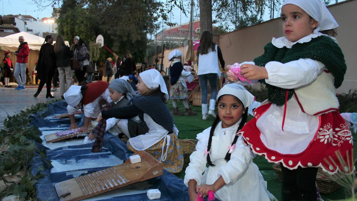 Belén Viviente del colegio San Francisco de Lorca