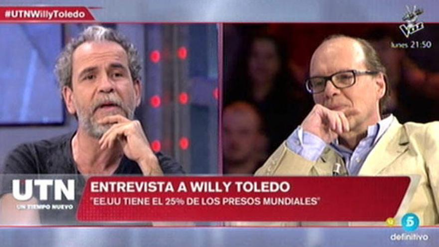 Willy Toledo en &#039;Un tiempo nuevo&#039;.