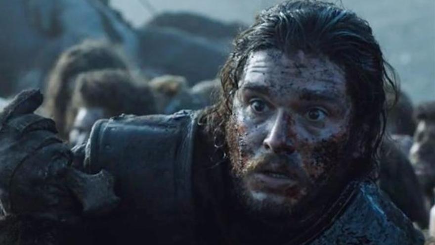 Jon Nieve en &#039;La Batalla de los Bastardos&#039; del 6x09.