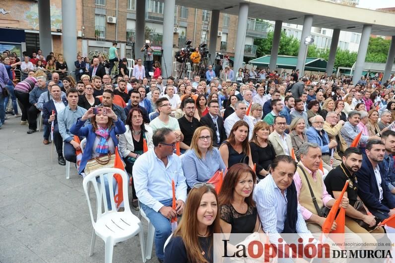 Albert Rivera, líder de Ciudadanos, en Murcia