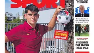 La portada de SPORT de hoy viernes, 2 de octubre de 2026