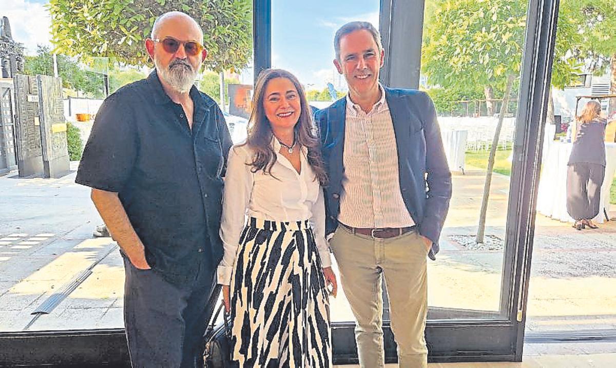 Antelmo Pujol, Ángela Escandell y Tomás Ripoll.