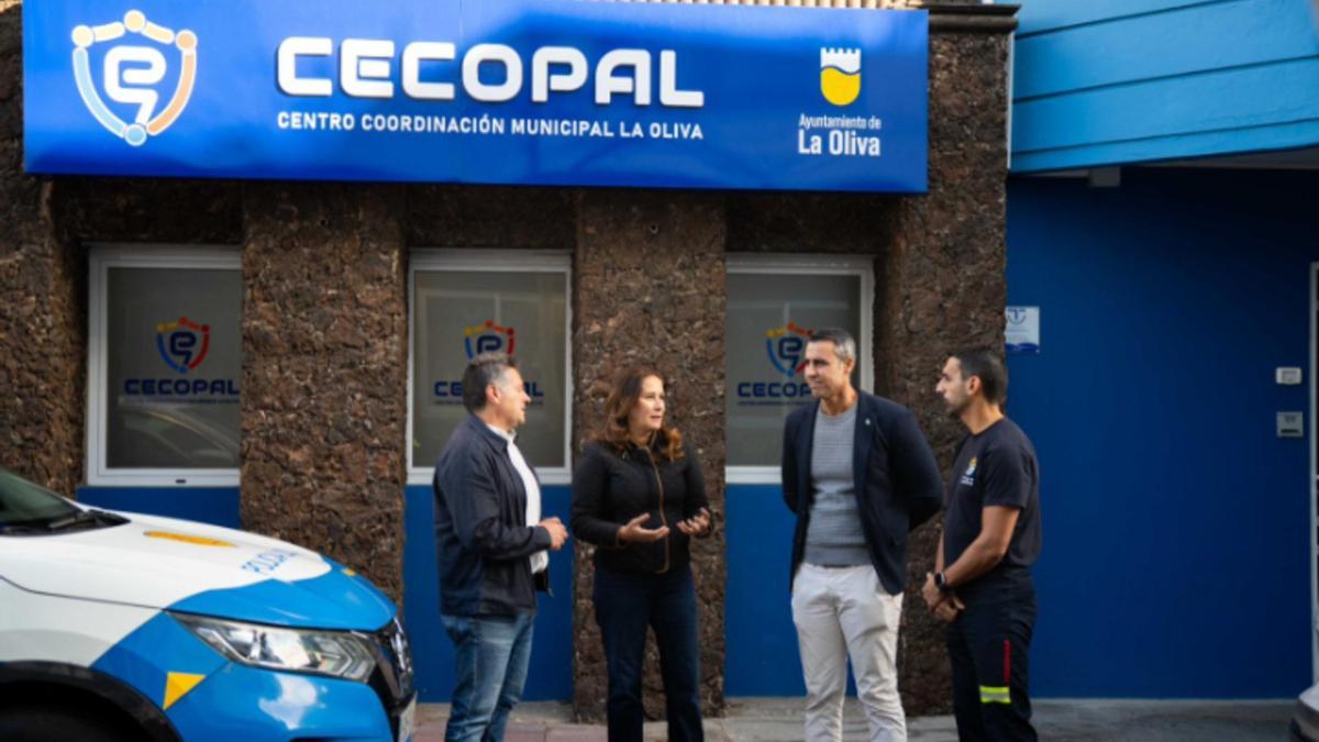 Centro de Coordinación Operativa Municipal en Corralejo, en el norte de Fuerteventura