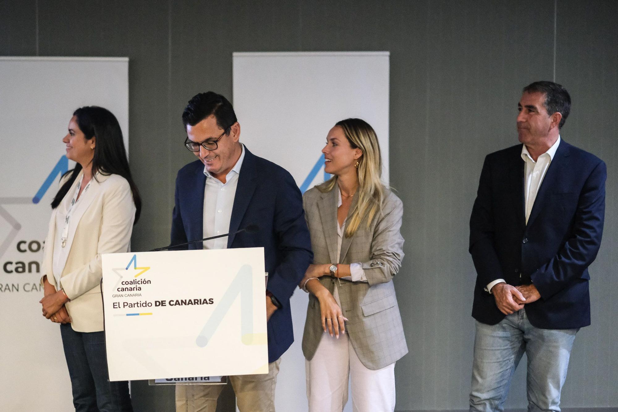 Noche electoral con Coalición Canaria