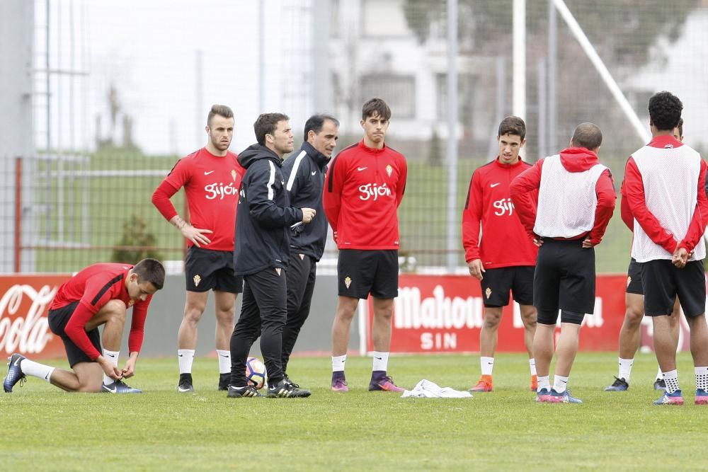 Entrenamiento del Sporting