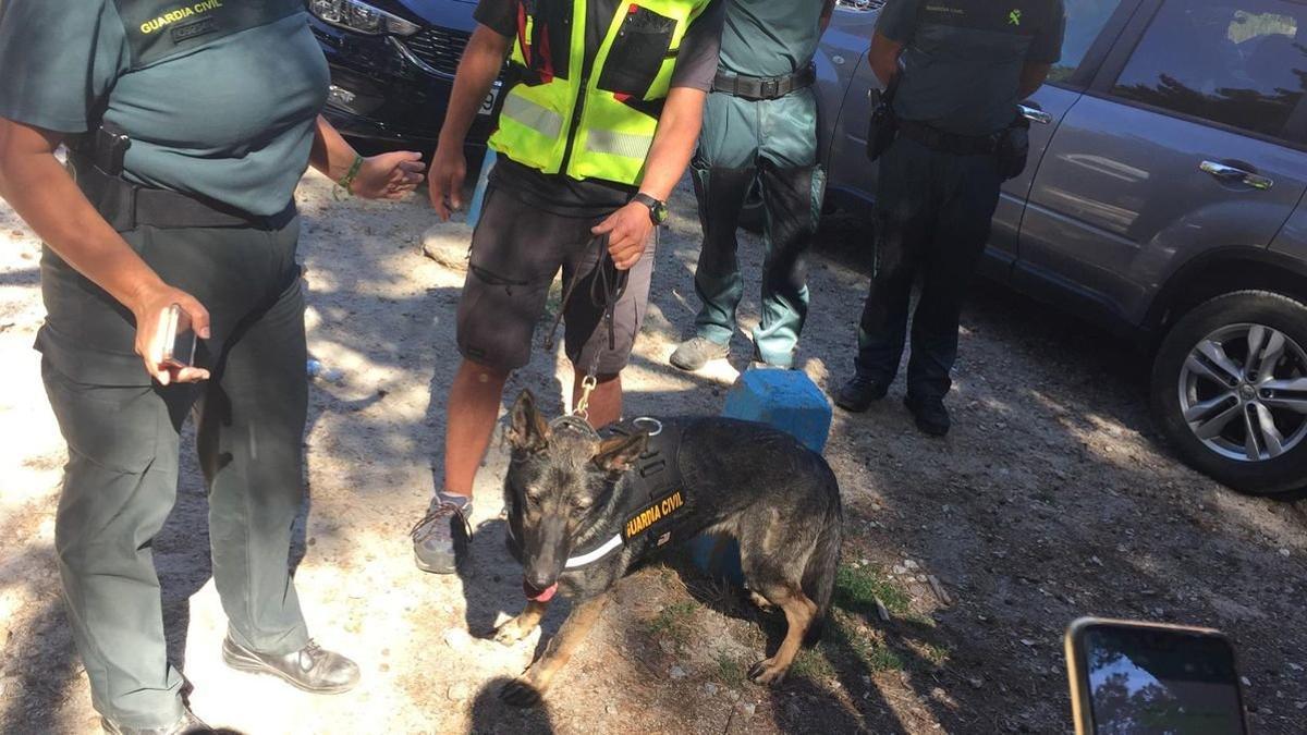 La perra Xena de la Guardia Civil que ha encontrado el cuerpo de Blanca Fernández Ochoa.