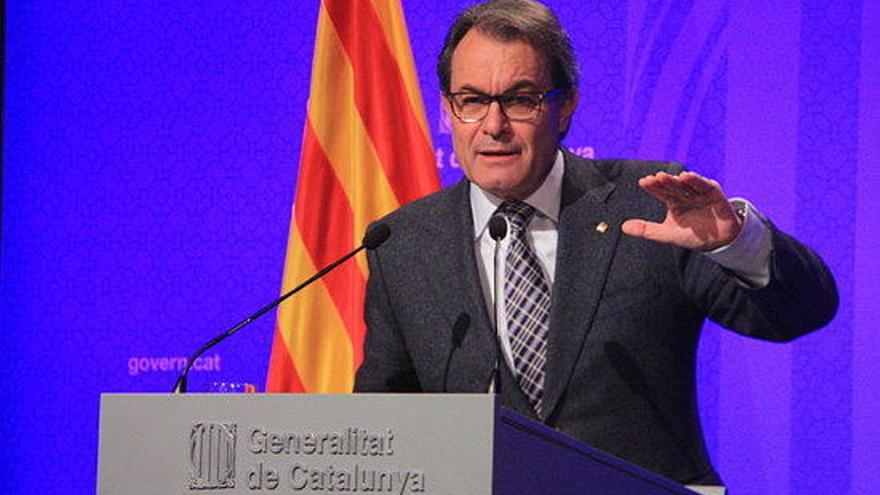 El president de la Generalitat en funcions, Artur Mas