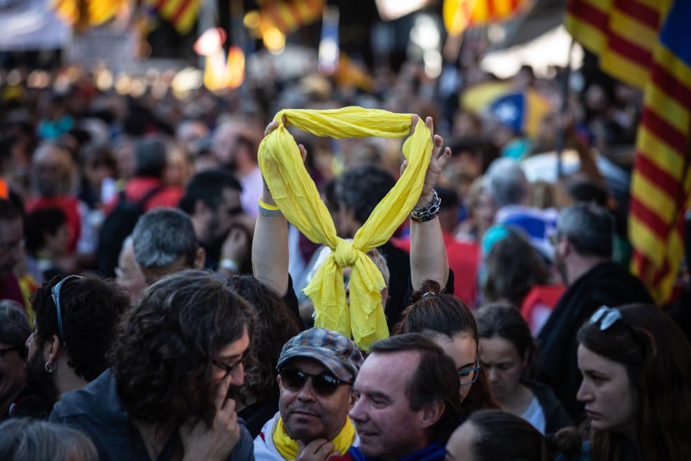 El independentismo se manifiesta en Barcelona