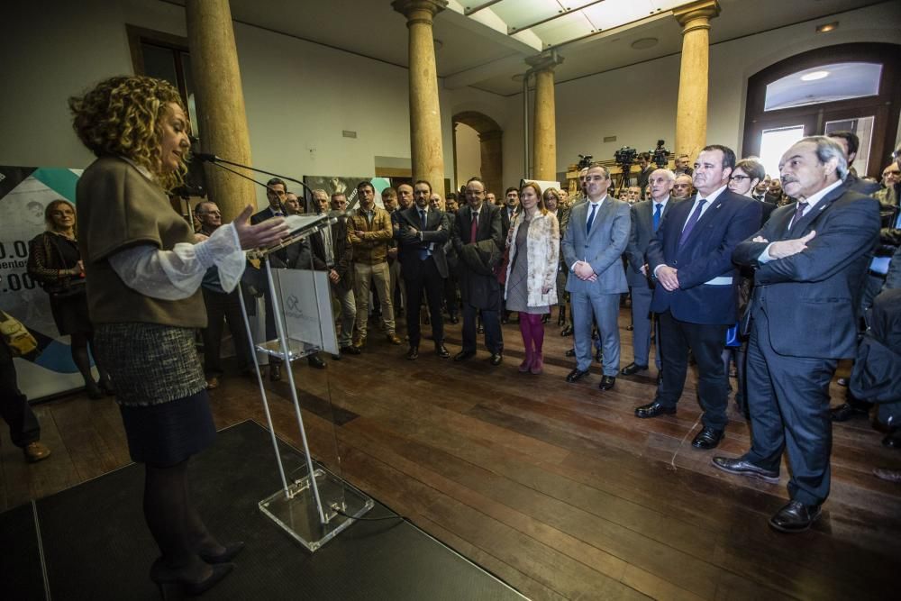 Presentación de los actos del 50 aniversario de Hunosa