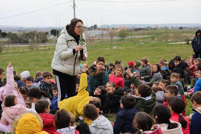 Nueva vida para la pradera del Cristo de Morales por el Día del Árbol