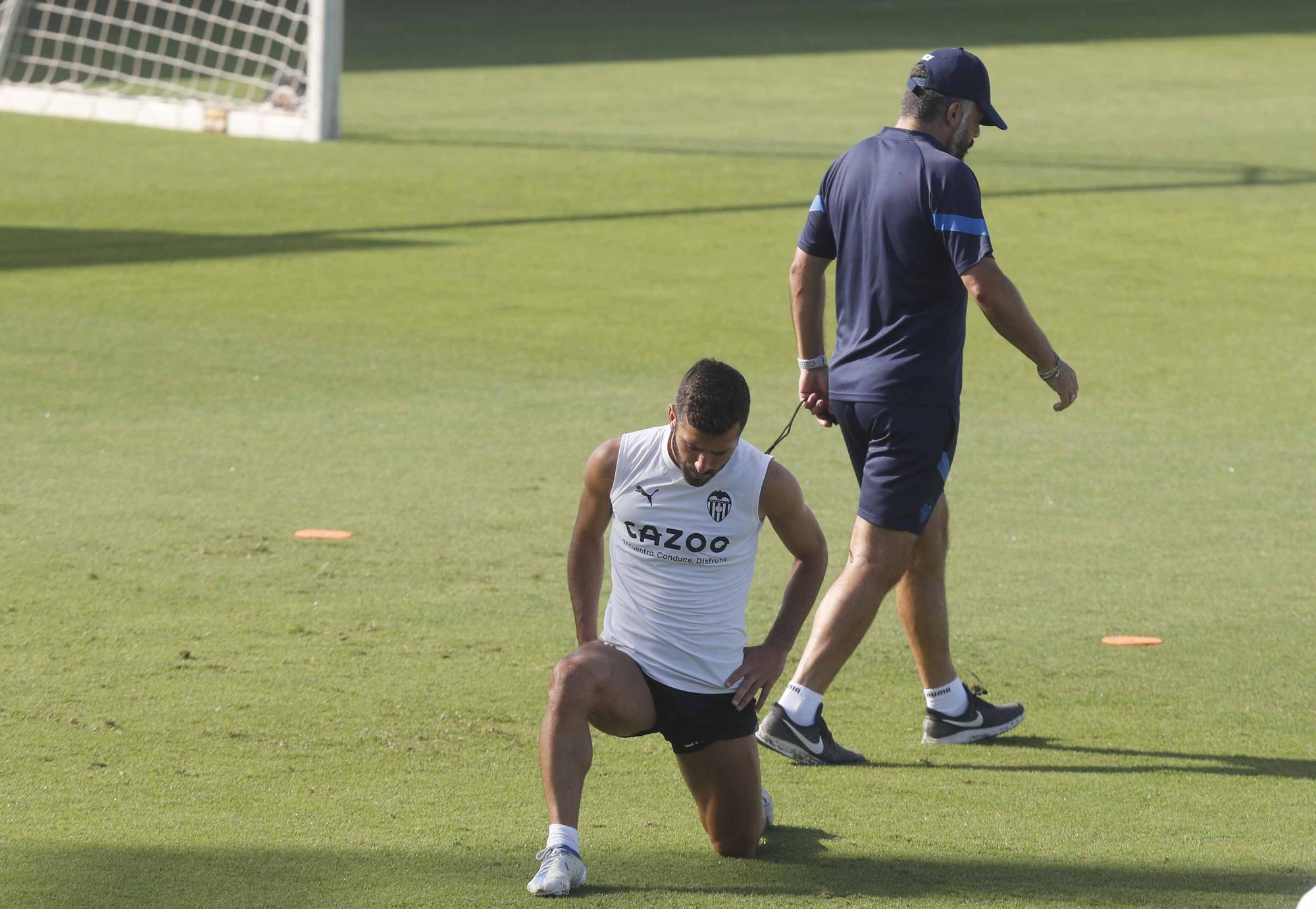 Entrenamiento previo a la segunda jornada de Laliga frente al Athletic de Bilbao