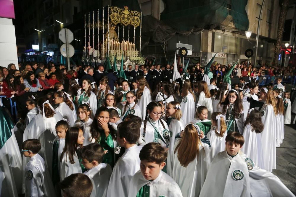 La Esperanza y el Cristo de la Caída protagonizaron el Encuentro en la Vía Doloresa de la Semana Santa de Torrevieja