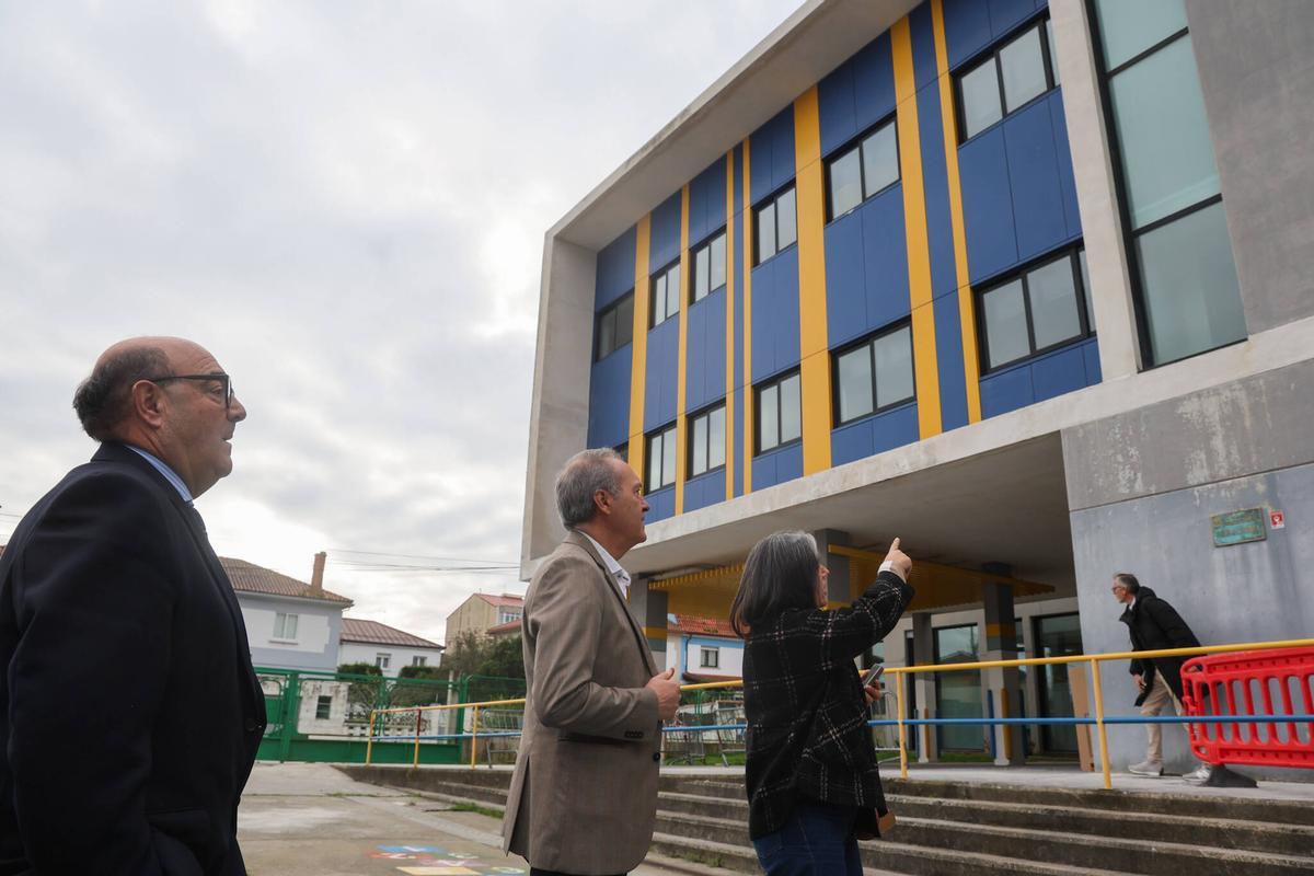 César Pérez Ares y Agustín Reguera visitaron el colegio el 27 de noviembre.