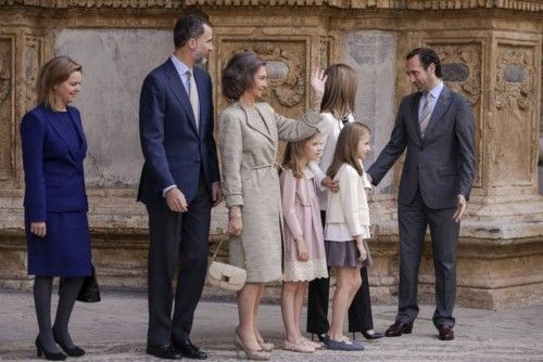 Royals bei der Ostermesse