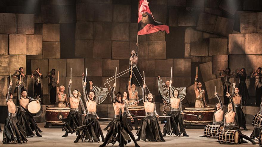 La percusión explosiva de The Samurai of The Drum llega el miércoles a Torrevieja