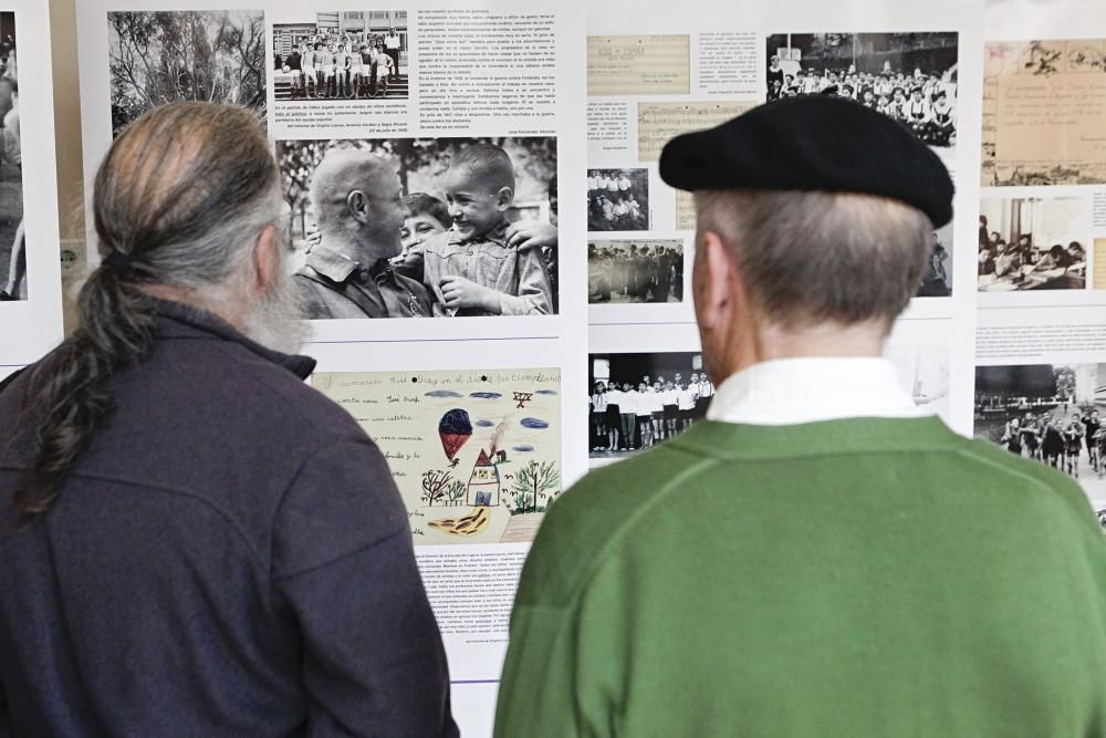 Exposición sobre los niños de la guerra