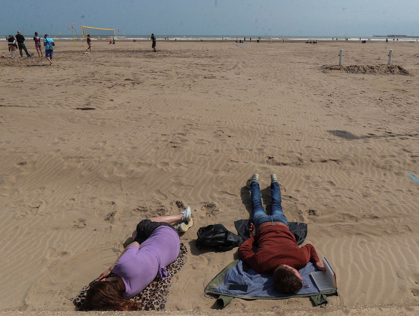 Al fin, sale el sol en València tras la lluvias